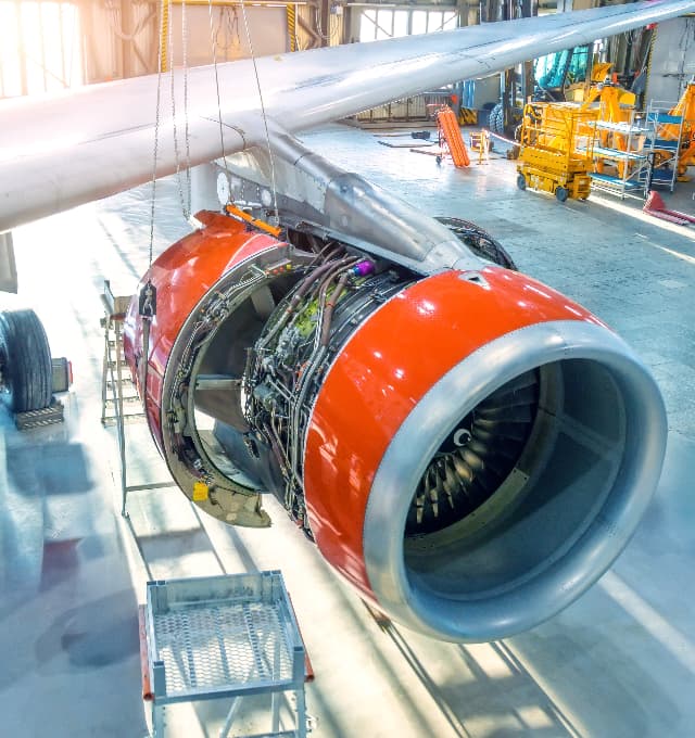 Working on the engine