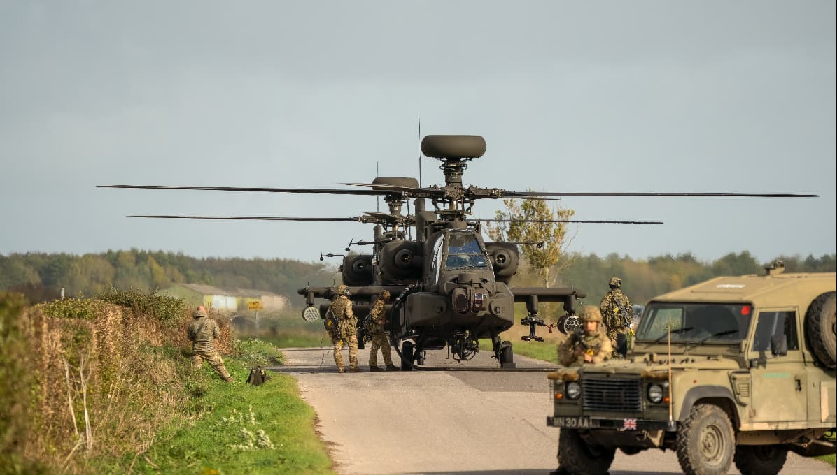 armed forces helicopter